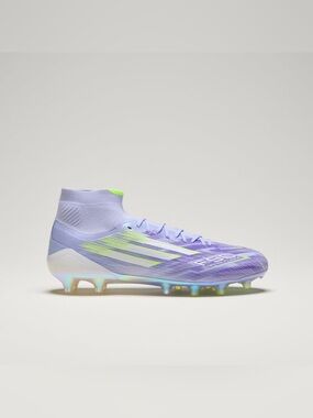 Adidas F50 Sparkfusion Elite Mid FG AG Soccer Cleats Violet Women’s 10.5 JH7648